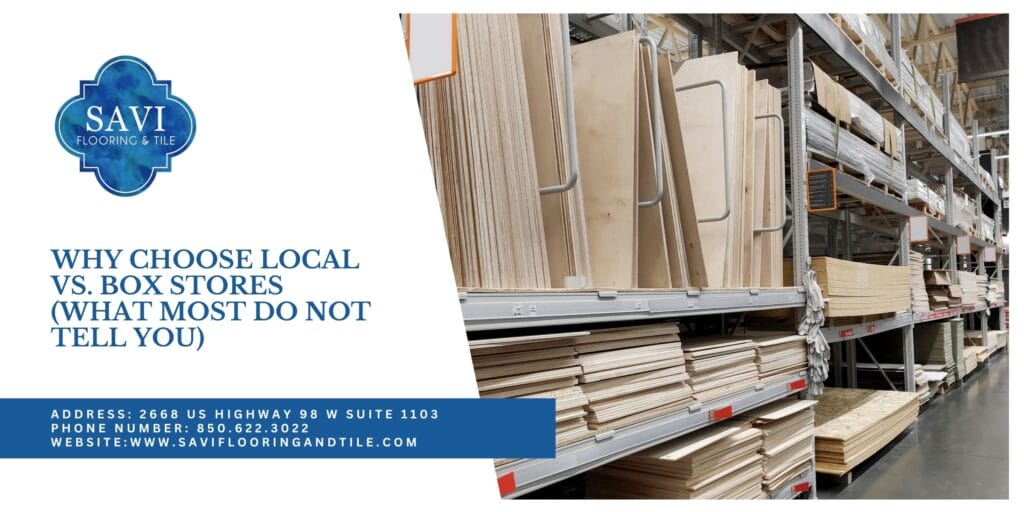 why choose local flooring stores Santa Rosa Beach FL
